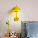 Axya Nordic Cream Mushroom LED Wall Lamp for Home Decor Hallway Bedroom Lighting