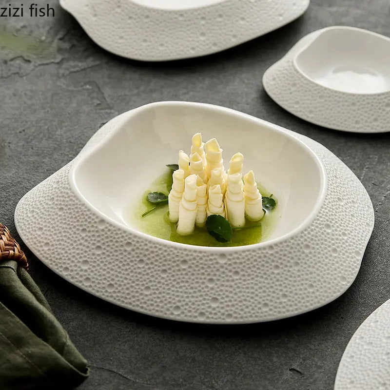 Axya Stoneware Dinner Plates Set for Elegant Dining Experience
