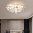 Axyaa Petal Ceiling Light: Luxury Warm Acrylic Bedroom Lighting Fixtures