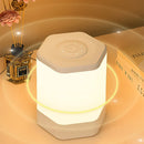 Axyaa LED Night Light: USB Charge, Human Touch Control, Ideal for Bedroom Bedside Table.