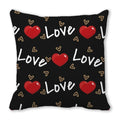 Heart Print Pillowcase for Home Decor by Axyaa - Love Cushion Cover