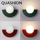 Axya Nordic Glass Ball LED Wall Lamp for Home Decor Lighting