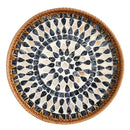Axyaa Rattan Tray Storage Baskets - Korean Style Shell Decor Crafts for Home