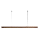 Axyaa Minimalist Wood LED Pendant Light for Dining Room, Bar, and Office
