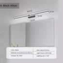 Axyaa LED Mirror Front Lamp 60/80/100cm Strip Wall Light Bathroom Kitchen Indoor