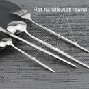 Axyaa Black & Gold Stainless Steel Cutlery Set - Knife, Fork, Spoon