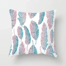 Axyaa Feather Dreamcatcher Print Cushion Cover for Elegant Sofa Decoration