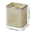 Yoga Mat Storage Basket & Collapsible Laundry Bin with Wheels by Axyaa
