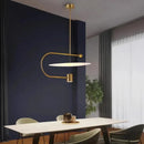 Axyaa Nordic U-shaped Dining Room Pendant Light, Modern Design for Home, Bar, Cafe, Office