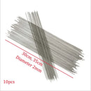 Axya Stainless Steel BBQ Skewers Set - 2 Sizes Meat Kebab Camping Tools
