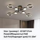 Axyaa Modern Dimmable Aluminum LED Ceiling Lights for Home Decor