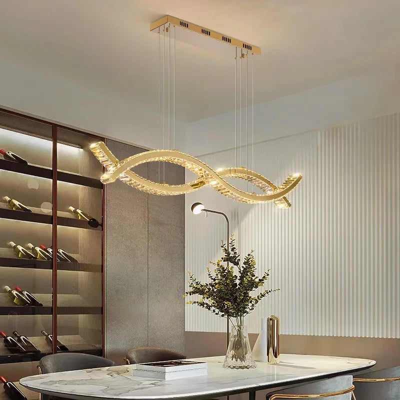 Axyaa Modern Nordic Style Ceiling Chandelier for Artistic Fashion Interiors