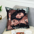 Axyaa Decorative Art Cushion Covers for Sofa & Home Decor, 45x45 Throw Pillows
