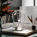 Axyaa Nordic Glass Desk Lamp: Creative Design for Bedside Art Decor & Ambiance