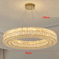 Axyaa Crystal Chandelier Pendant Light for Luxury Living Room and Bedroom
