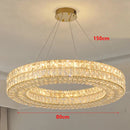 Axyaa Crystal Chandelier Pendant Light for Luxury Living Room and Bedroom