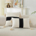 Axyaa Geometric Boho Cotton Cushion Cover for Home Decor