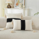 Axyaa Geometric Boho Cotton Cushion Cover for Home Decor