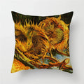 Axyaa Van Gogh Mandala Floral Throw Pillow Cover for Home Decor