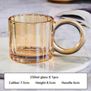 Axyaa Ins Style Big Ears Cup, Round Niche Glasses, Sunflower Coffee Mug