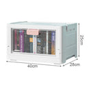 Axyaa Stackable Transparent Storage Box Set for Organizing Clothes, Toys & Snacks