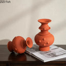 Ceramic Small Mouth Vase for Axyaa Home Decor