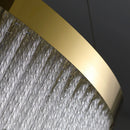 Axyaa Luxury Twisted Crystal Ceiling Chandelier for Dining Living Room