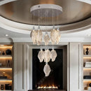 Axyaa Modern Duplex Building Staircase Chandelier for Living Room Indoor Lighting
