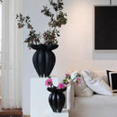 Axyaa Abstract Black Jellyfish Flower Vase Handicraft Home Decor Accessory