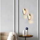 Axyaa Crystal Mini Pendant Light: Modern LED Fixture for Bedroom & Bathroom
