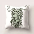 Skull Polyester Pillowcase 45X45CM Axyaa Home Decor Cushion Cover Square Sofa Decor