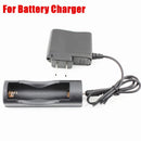 Axya Headlamp Charger Flashlight Charger 18650 Battery Charger - EU US Plug