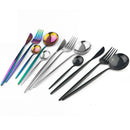 Axyaa Melon Spoon Set Stainless Steel Cutlery Dinnerware Kitchen Accessories
