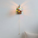 Axyaa Gold Swing Arm Glass LED Wall Lamp - Modern Nordic Interior Lighting