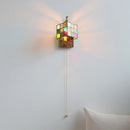 Axyaa Swing Arm Glass LED Wall Lamp Modern Nordic Stair Light Wandlamp