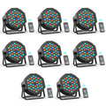 Axyaa 36LED RGB Par Lights Remote DMX Control Stage Light for Events