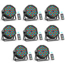 Axyaa 36LED RGB Par Lights Remote DMX Control Stage Light for Events