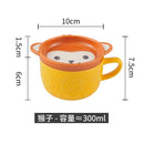 Axyaa Cute Animals Cartoon Ceramic Embossed Coffee Mug for Kids Birthday Gift