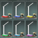 Axyaa LED Desk Lamp: Foldable, 3 Dimmable Levels, Touch Control, Eye Protection