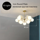 Axyaa Magic Beans Chandelier: Nordic Color Kids' Room Pendant Light