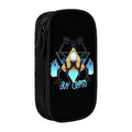 Axyaa Bill Cipher Pencil Case: Kids Stationery School Supplies Pen Box - Large Storage Bag