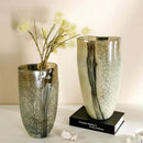 Axyaa Pink Ink Flower Arrangement Glass Vase - High Appearance Soft Decor Ornaments