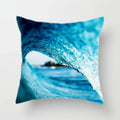 Axyaa Blue Polyester Decorative Cushion Cover 45x45cm Home Sofa Bed Pillowcase