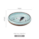 Axyaa 6inch Ceramic Plate Korean Kimchi Salad Dish Single Plate Bowl