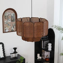 Axyaa Wabi Sabi Style Wicker Pendant Light for Homestay Tea Room Bar Counter