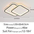 Axyaa Nordic LED Ceiling Lamp Remote Control Chandelier for Living Room, Bedroom, Dining Room
