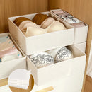 Axyaa Underwear Drawer Organizer Clothes Bra Socks Pants Storage Box for Wardrobe