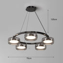 Axyaa Modern LED Pendant Chandeliers for Living Room and Dining Room Lighting