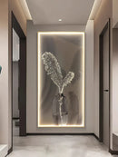 Axyaa Feather LED Wall Lamp for Modern Home Decor