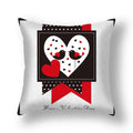 Axyaa Nordic Love Pillowcase 45x45cm - Home Decorative Throw Pillow Cover